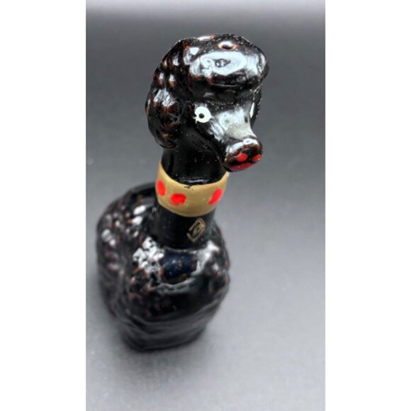 Vintage Black Poodle Salt & Pepper Shakers Ceramic Japan MCM - Picture 4 of 7